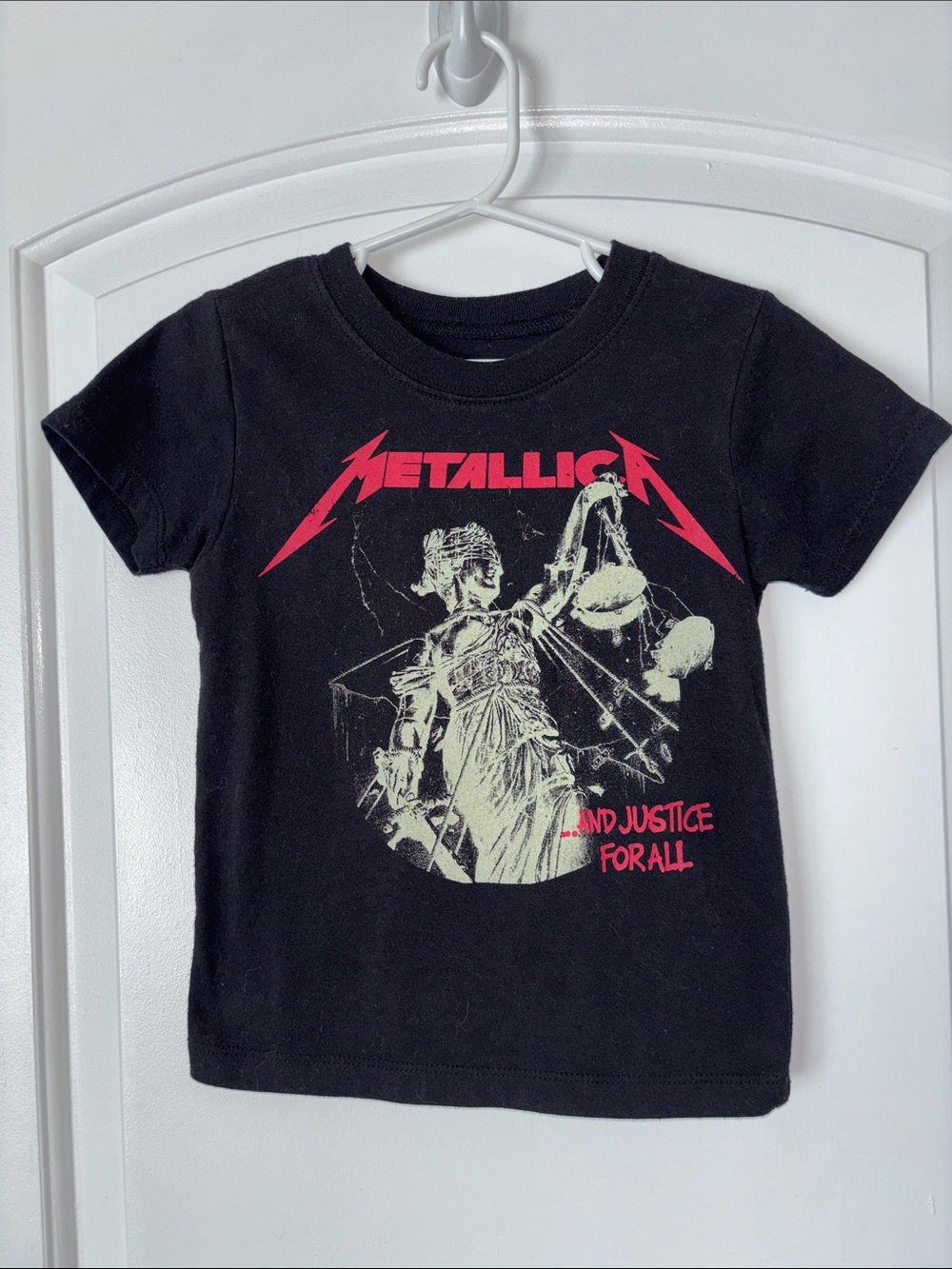 Kids Metallica Black '...And Justice for All' Graphic Tee 3T